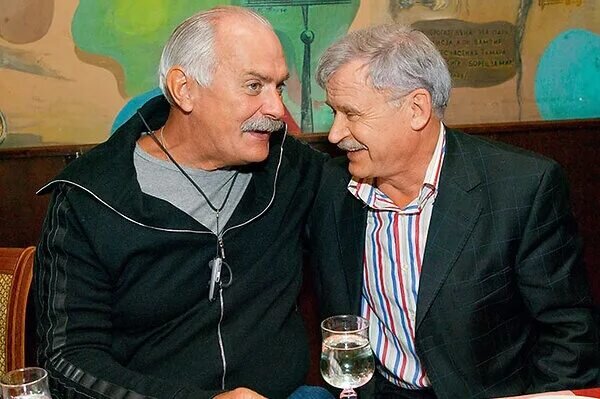 Михалков и Никоненко ( фото с сайта 2aktera.ru)