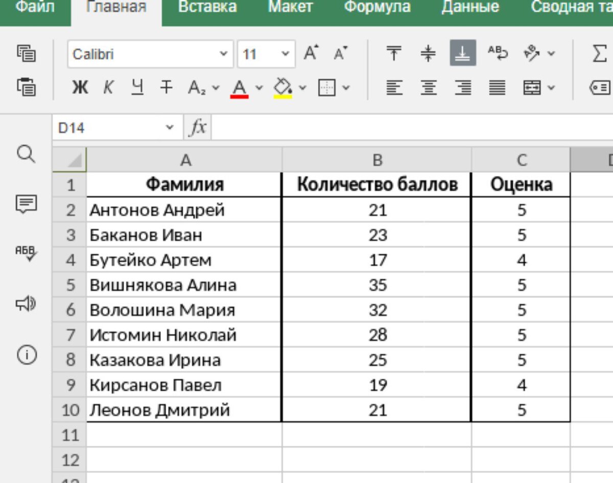 Работа в Microsoft Excel | «Основы информационной культуры и проектной  деятельности» | Дзен