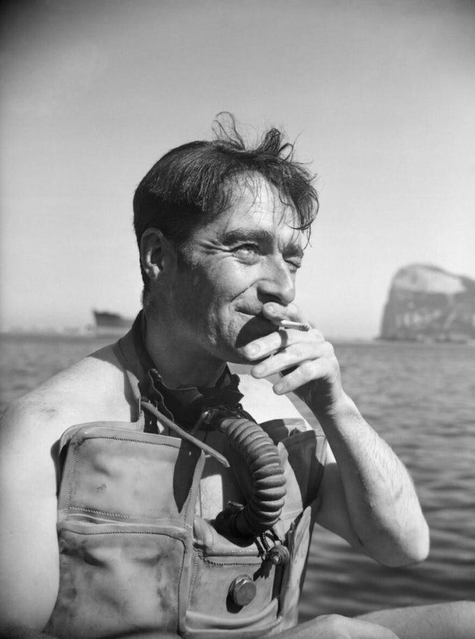 Лейтенант Лайонел Крэбб, апрель 1944 года. 