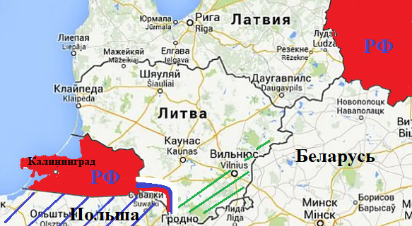 Сувалковский коридор что это такое. Сувалкский коридор на карте граница Литвы и Польши. Польша Литва коридор карта. Карта Литвы Сувалковский коридор на карте. Сувалковский коридор на карте Калининграда.