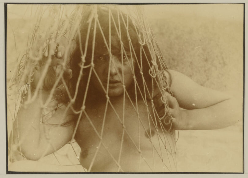 Подготовительная фоторабота к «Полифему», Сицилия, около 1891 г., оригинальные отпечатки