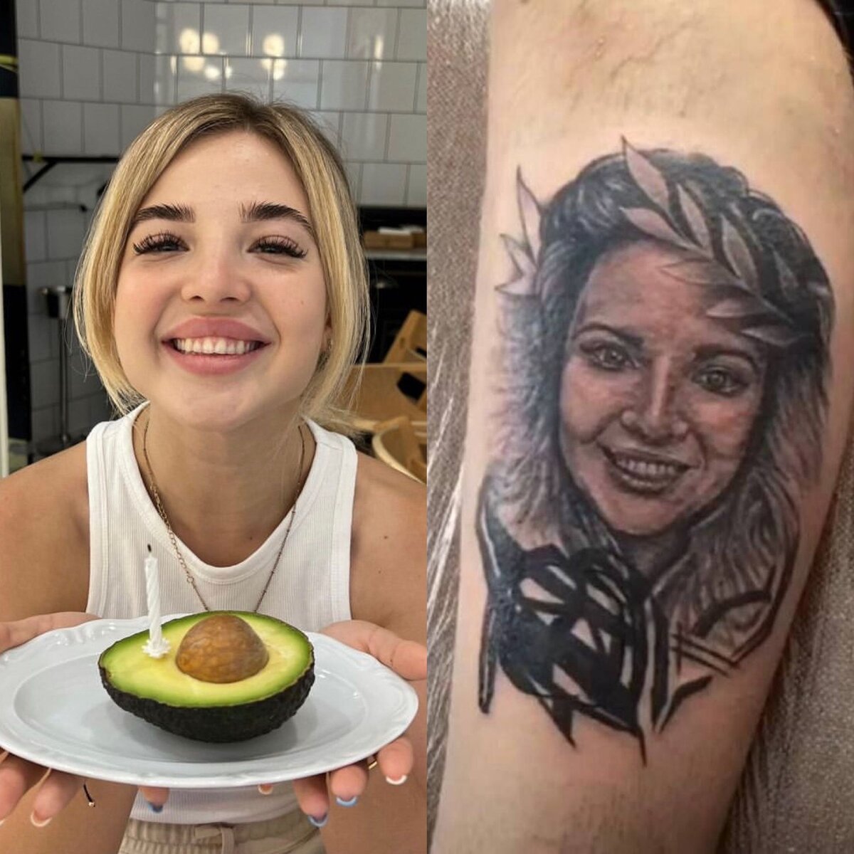 Анна Хилькевич стесняется своей новой татуировки