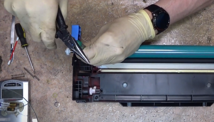 Фото 49. Вставляем обратно ось