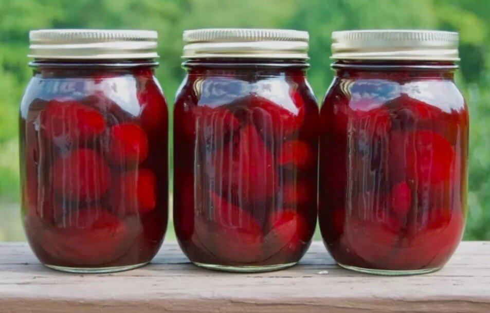 Свекла маринованная целиком на зиму.