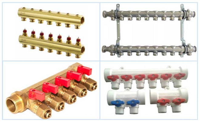 Распределительные коллекторы (гребенки) для отопления
