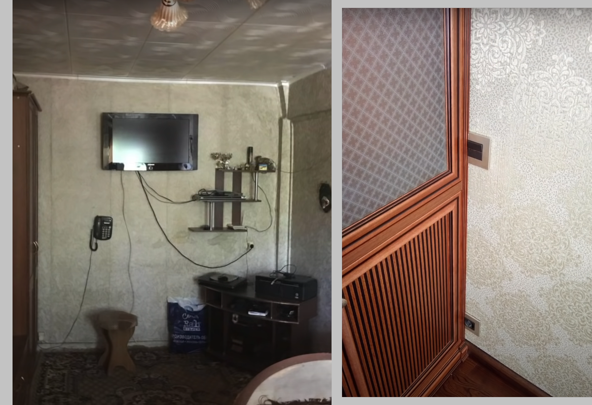 Провода висят. Розетки за мебелью #ремонт #план