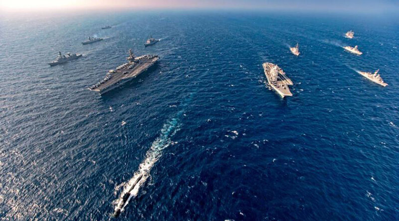 Флот США в Тихом океане. Фото - открытые источники.