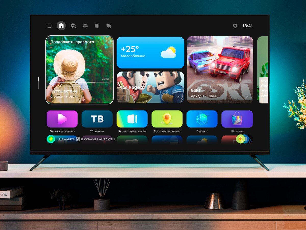    Сбер выпустил два новых смарт-телевизора с российской ОС