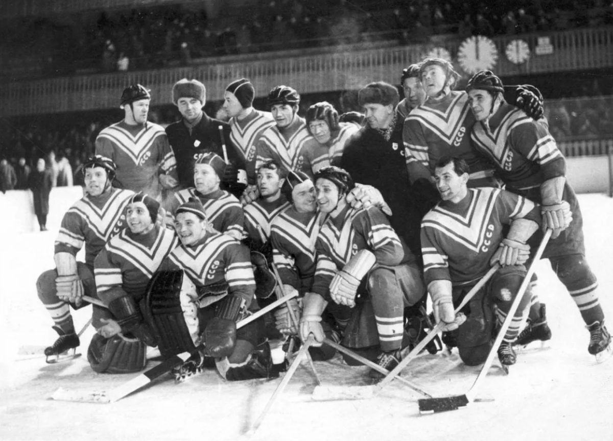 Команда СССР на Олимпийских играх 1953 года. Золото.