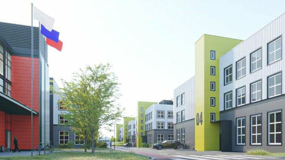    Проектное решение технопарка "Руднево" на территории Москвы© Официальный портал Мэра и Правительства Москвы