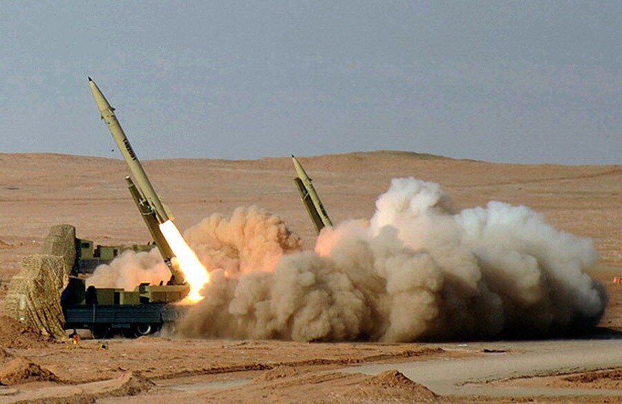 Запуск ракет Fateh-110, фото: wikimedia.org