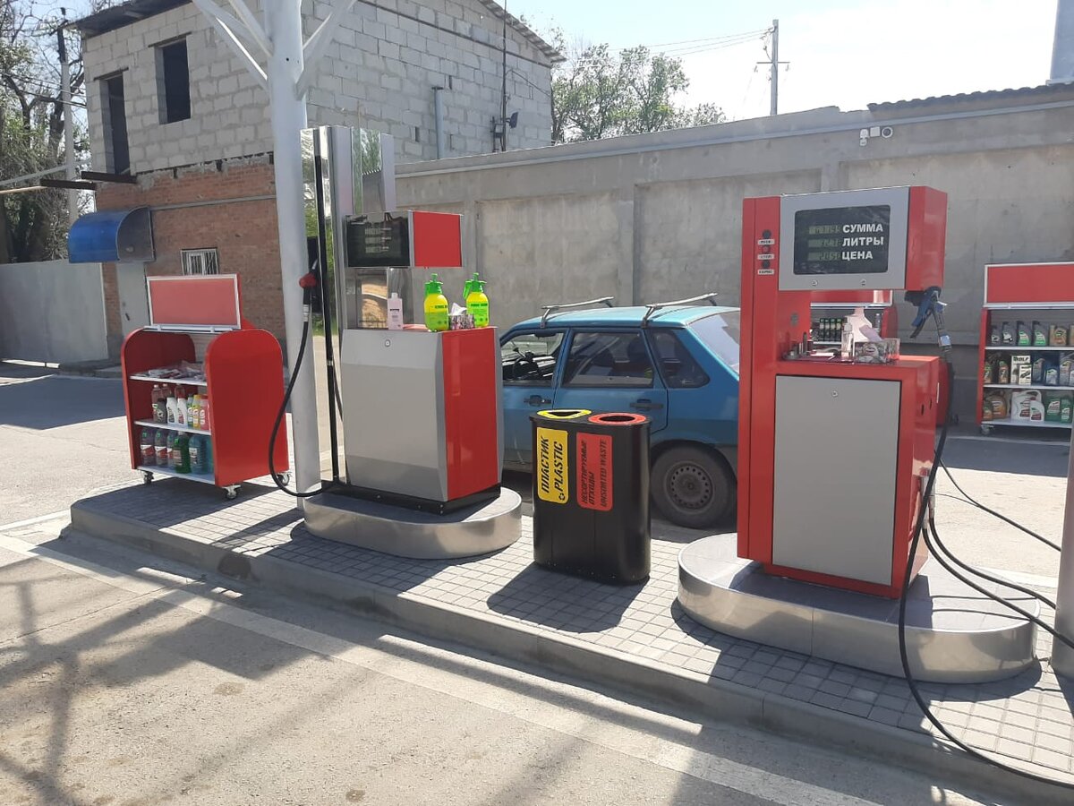 Урна "Город" FerrumFormat на АЗС