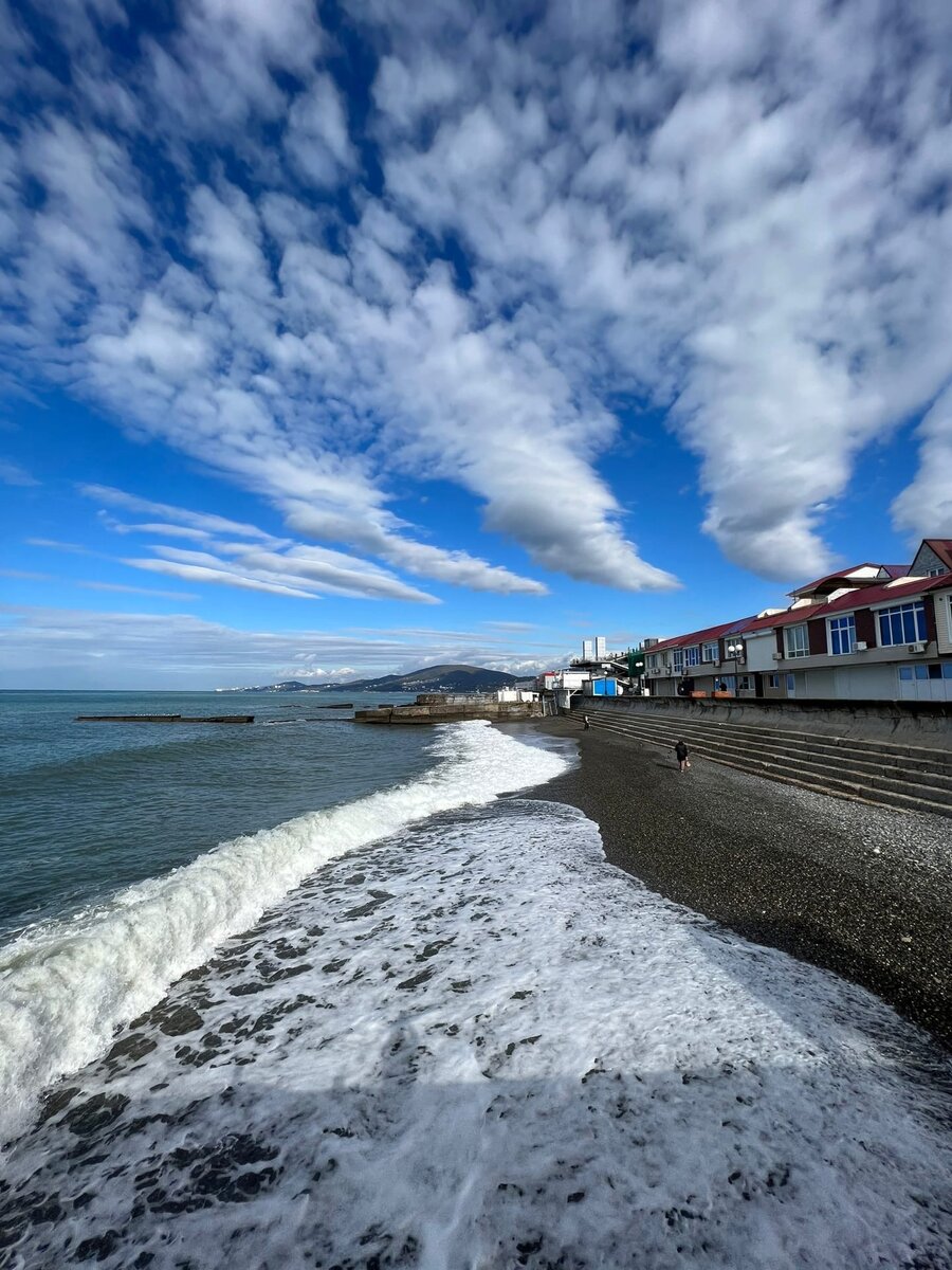 Море в ноябре. The Sea.