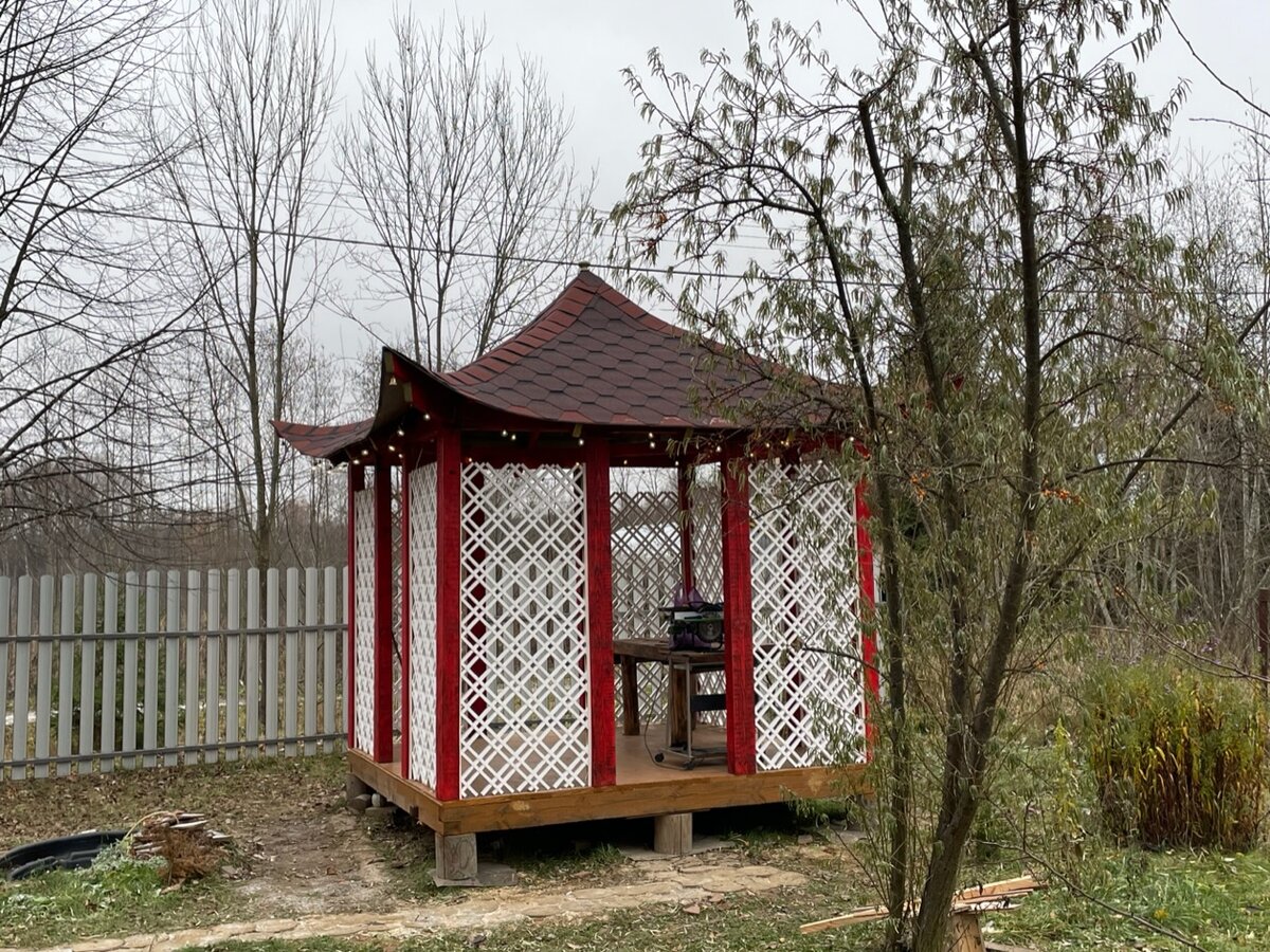 беседка за 10 выходных