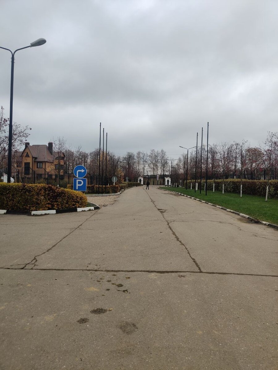 На подъезде в парк. Фото С.Рокотова