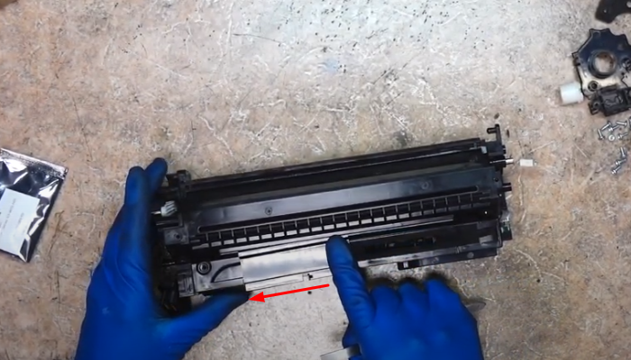 Фото 126. Так аппарат печатал после восстановления блока фотобарабана