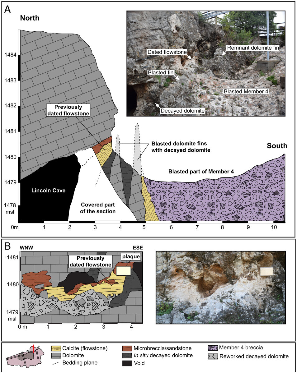 Памятник Стеркфонтейн. Изображение взято с сайта: https://www.pnas.org/doi/full/10.1073/pnas.2123516119#