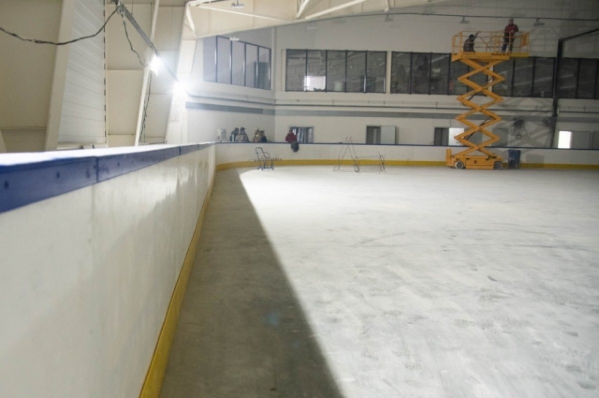    Строительство крытого катка в Пензе идет в круглосуточном режиме