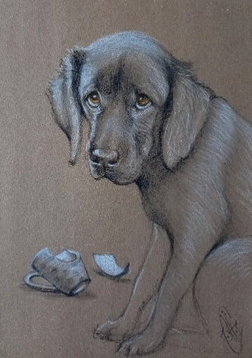 Карандаши ( угольный и пастельный ) крафт.Источник изображения: https://vk.com/id5973829