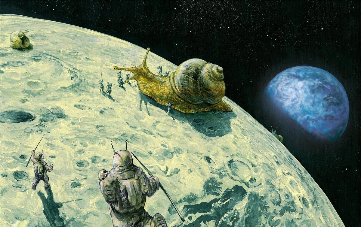 Rudi Hurzlmeier. Улитка на Луне