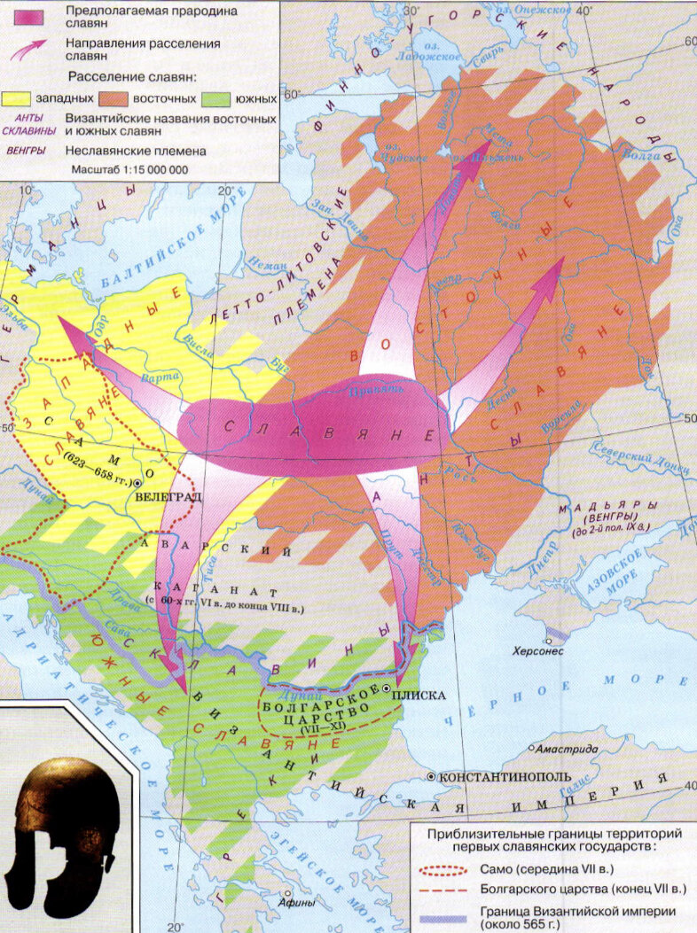 Карта взята из Атласа по Истории России от издательства «Дрофа»