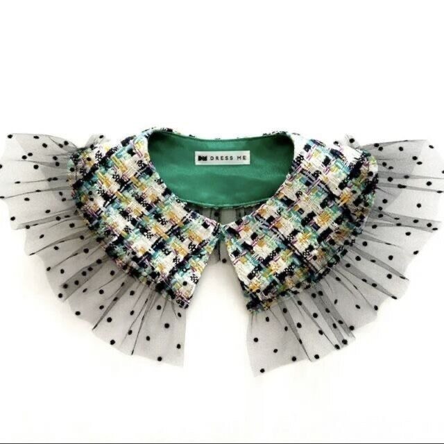 Вариант из твида с фатином