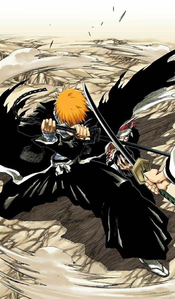 Ичиго дерётся с Капитаном Бьякуя Кучихи ( Брат Рукии Кучихи) 