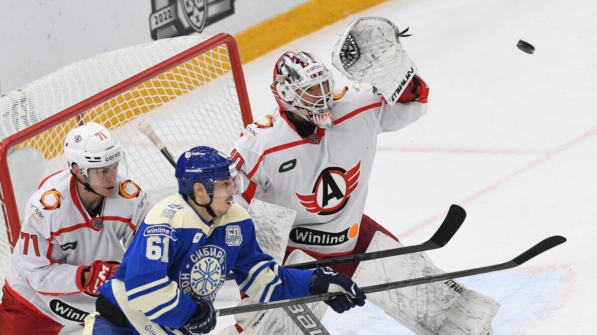   Матч КХЛ "Сибирь" - "Автомобилист"© РИА Новости / Александр Кряжев