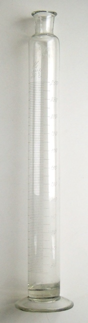 Мерный цилиндр с муфтой для пробки