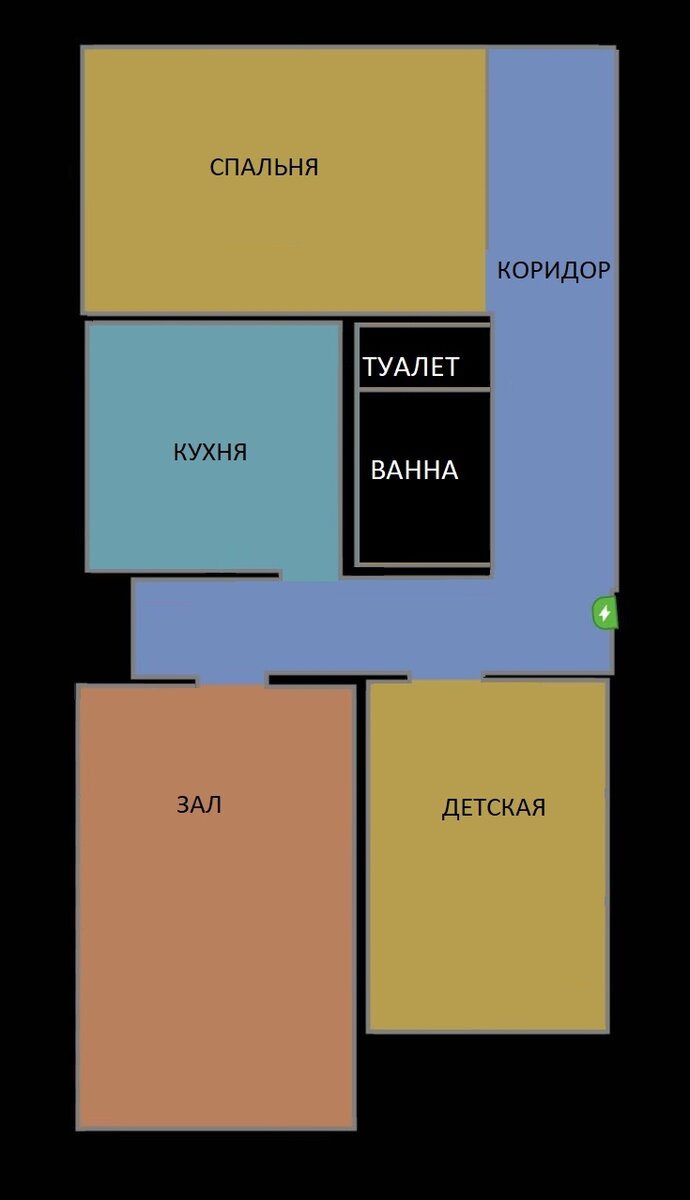 Примерная схема квартиры