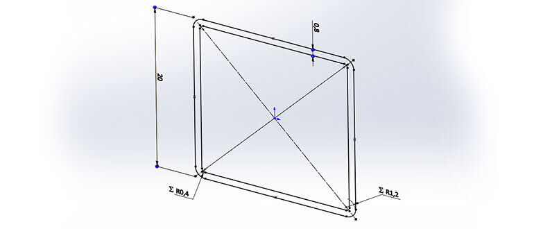 Solidworks эскиз по картинке