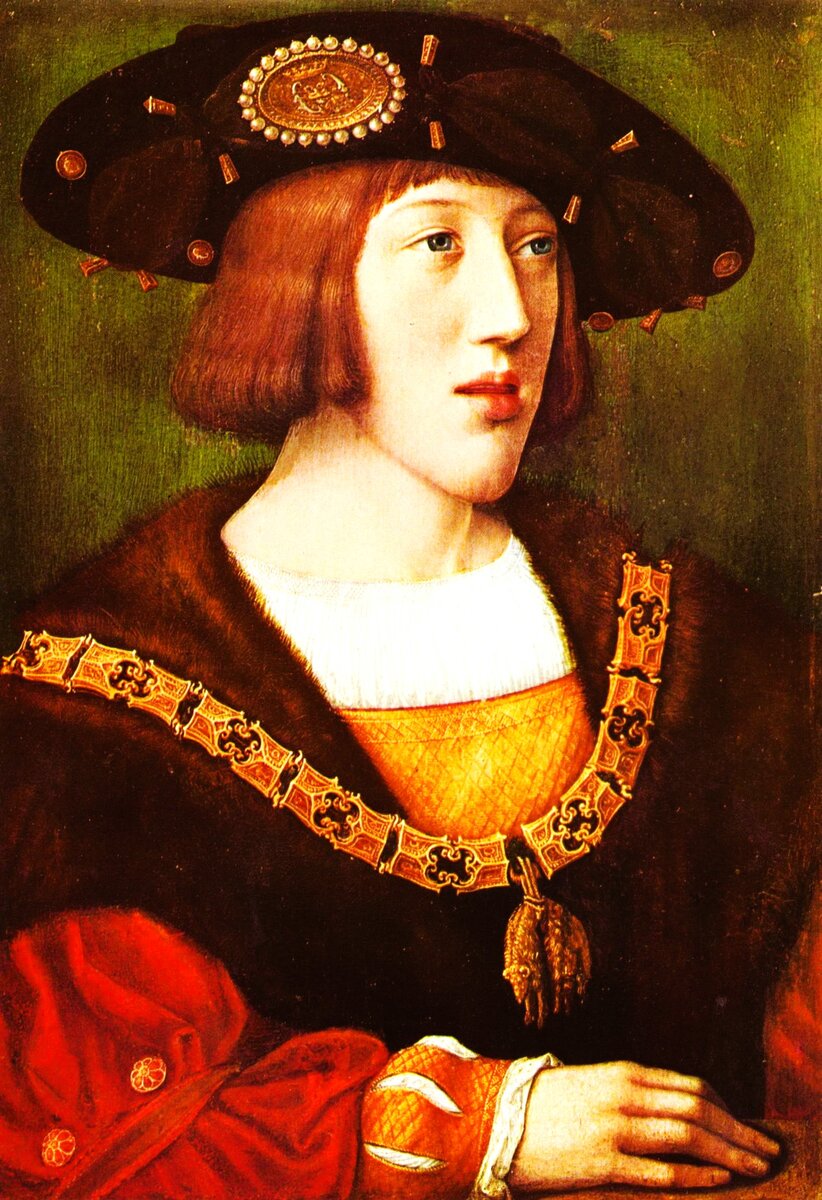  «Король Карл V» худ. Бернард Орли, 1516 год