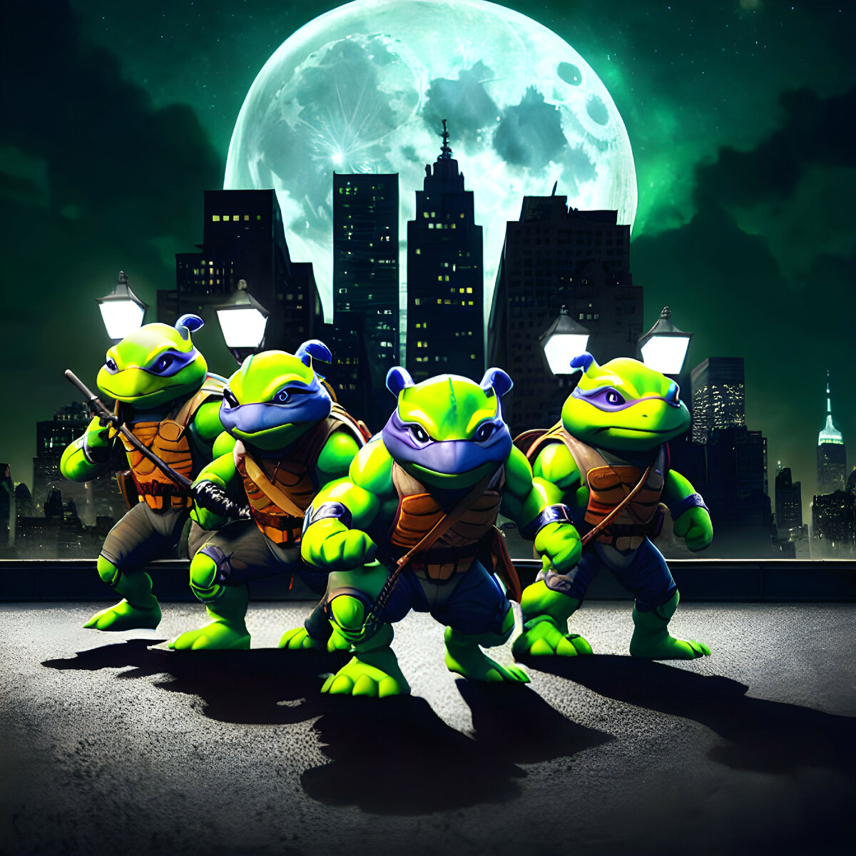 Черепашки ниндзя редизайн. Tmnt mayhem