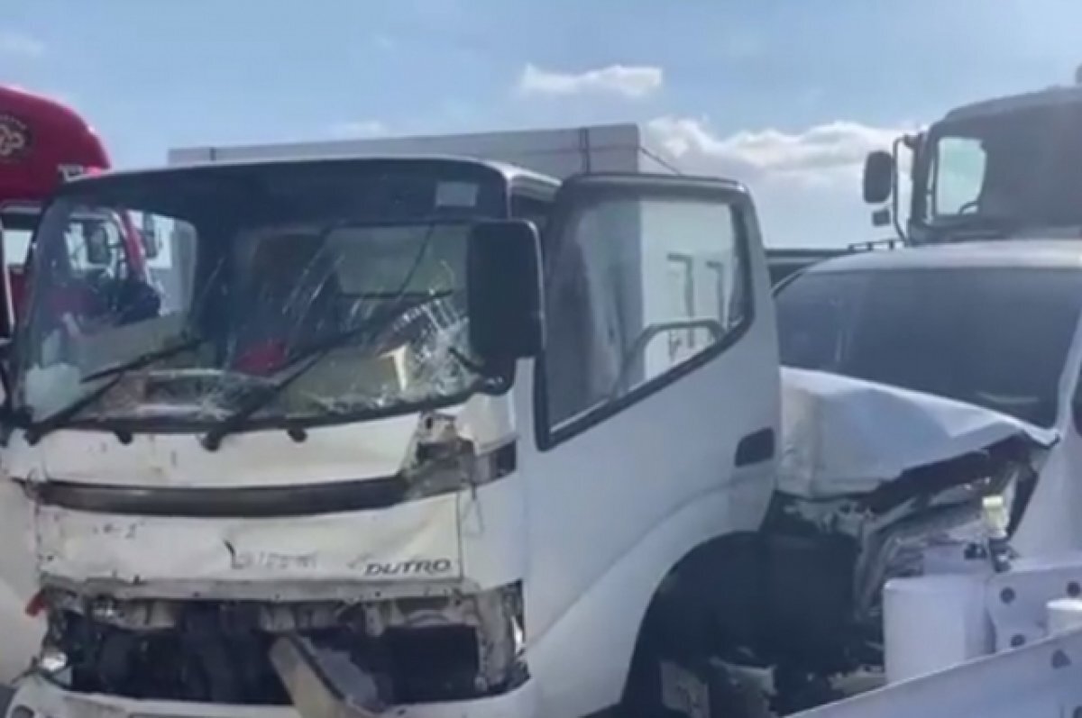    В Японии не менее 10 человек пострадали в ДТП с 20 машинами