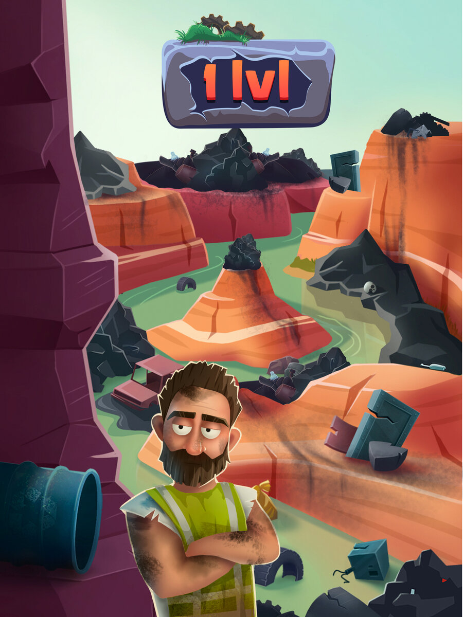 Trash Tycoon — эко-кликер в мультяшном исполнении | Only Top Apps | Дзен