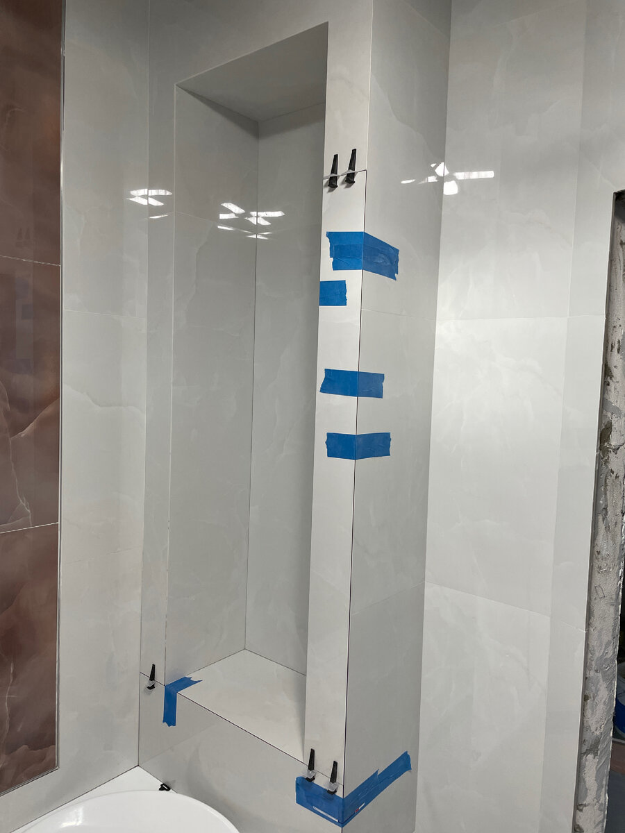 Портал под стеклянные полочки