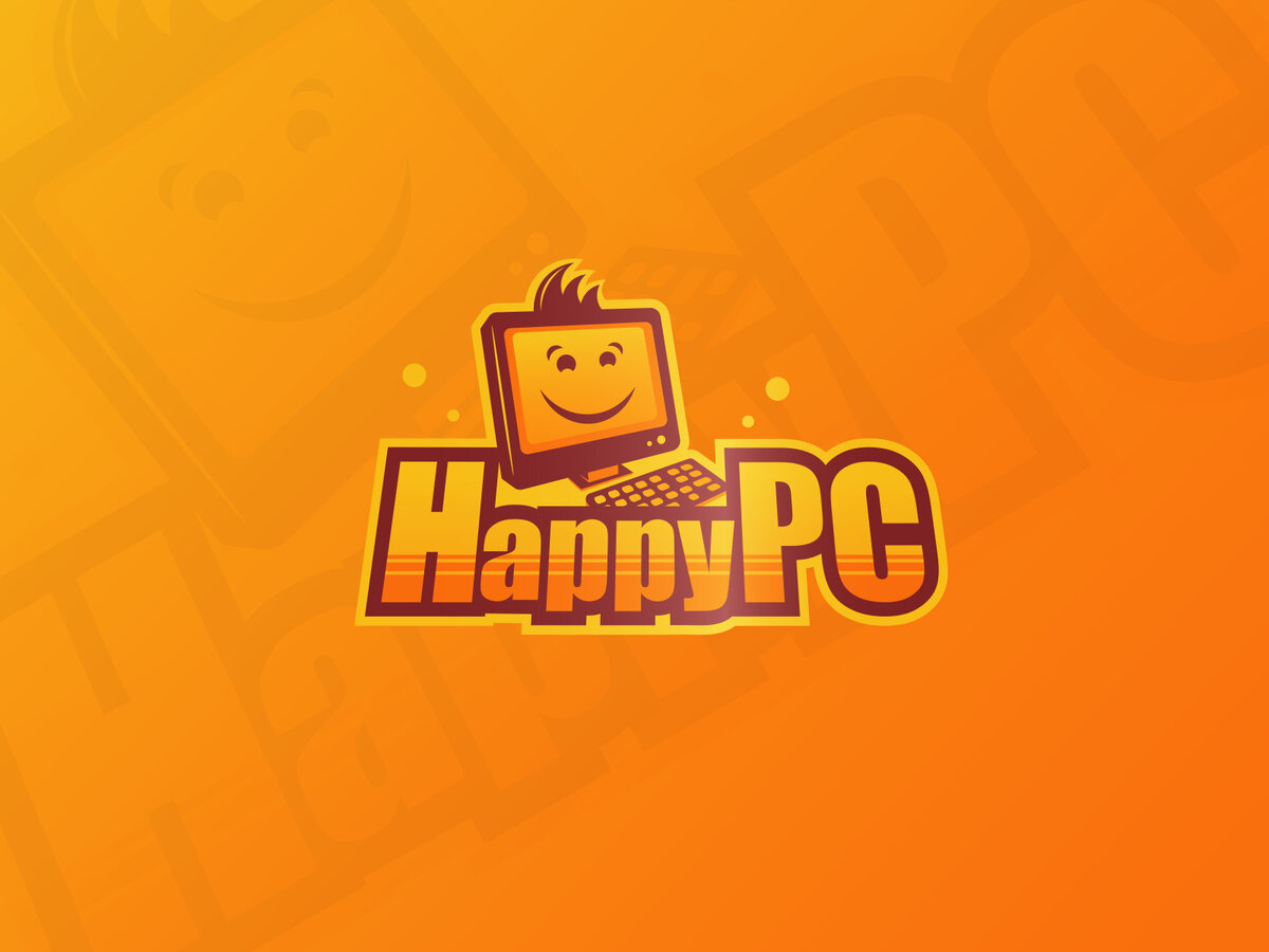 Логотип компании "HAPPY PC"