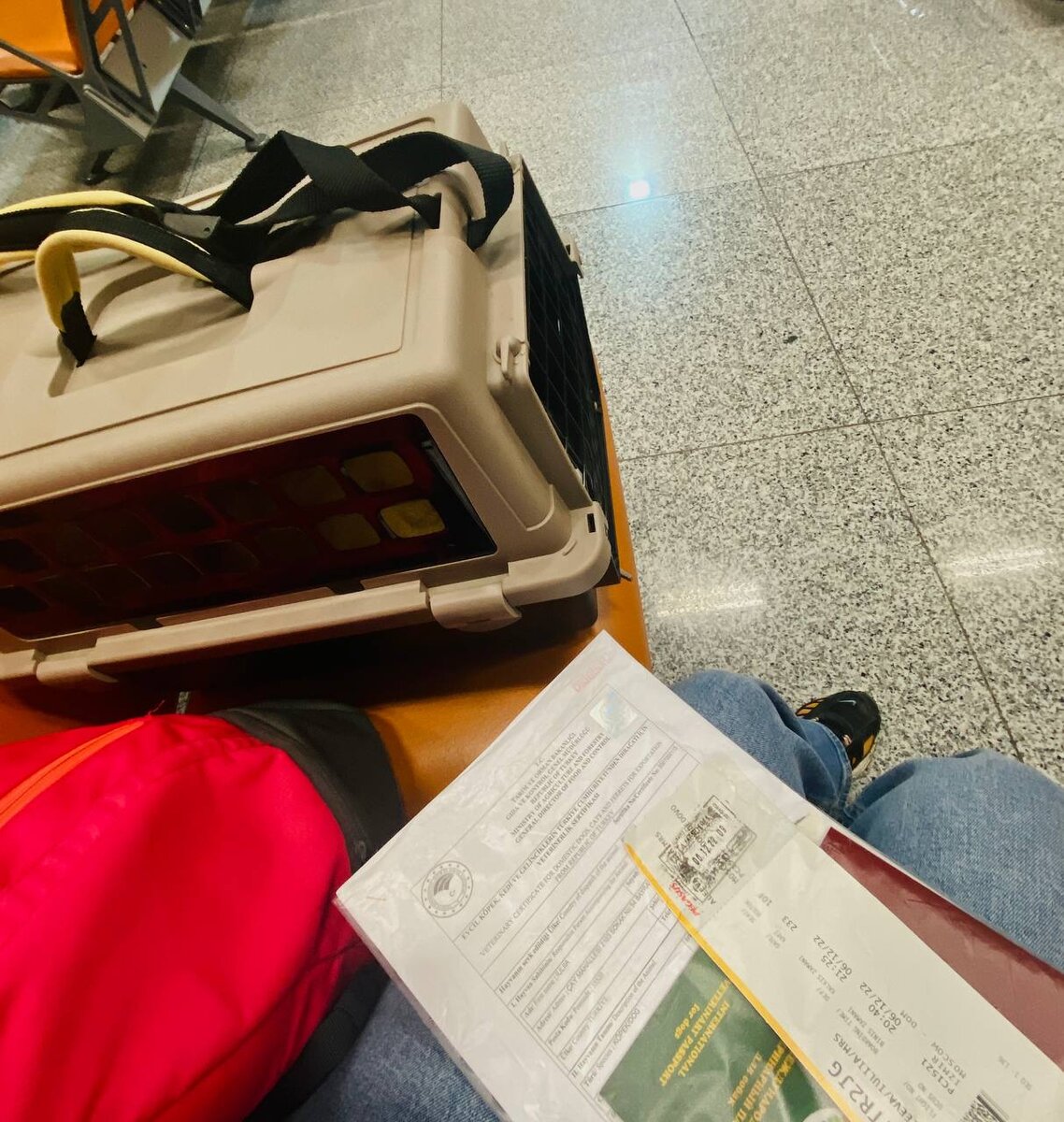 Ждем посадку в самолет :)