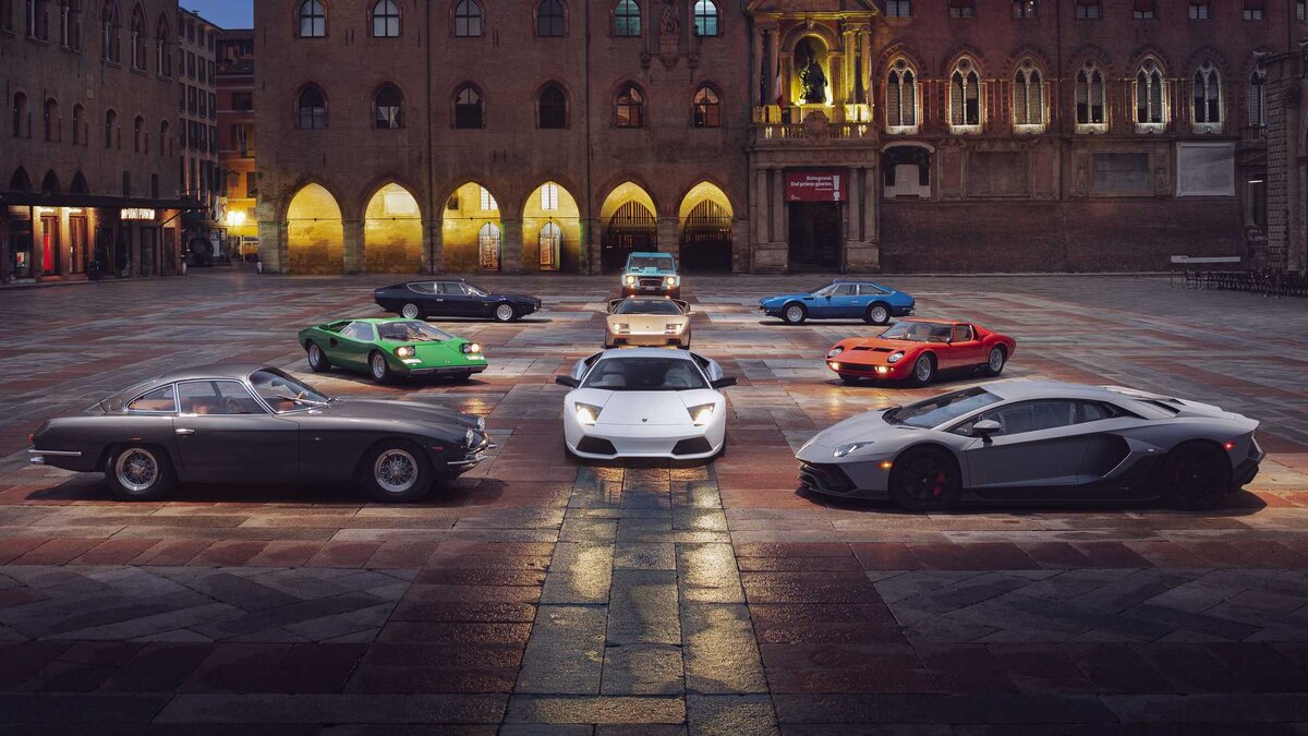 Все Lamborghini с двигателем V12