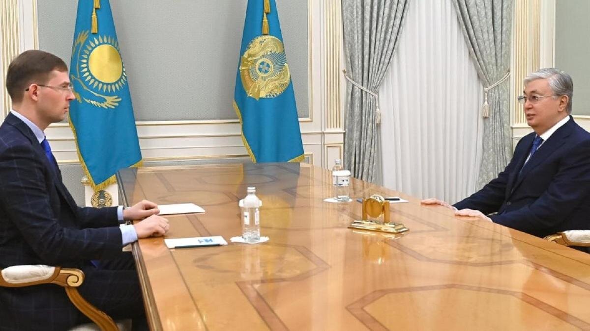    Касым-Жомарт Токаев и Тимур Турлов:akorda.kz