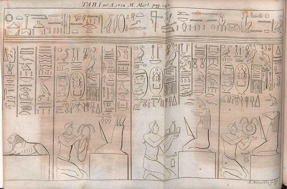 Шампольон расшифровал египетские иероглифы