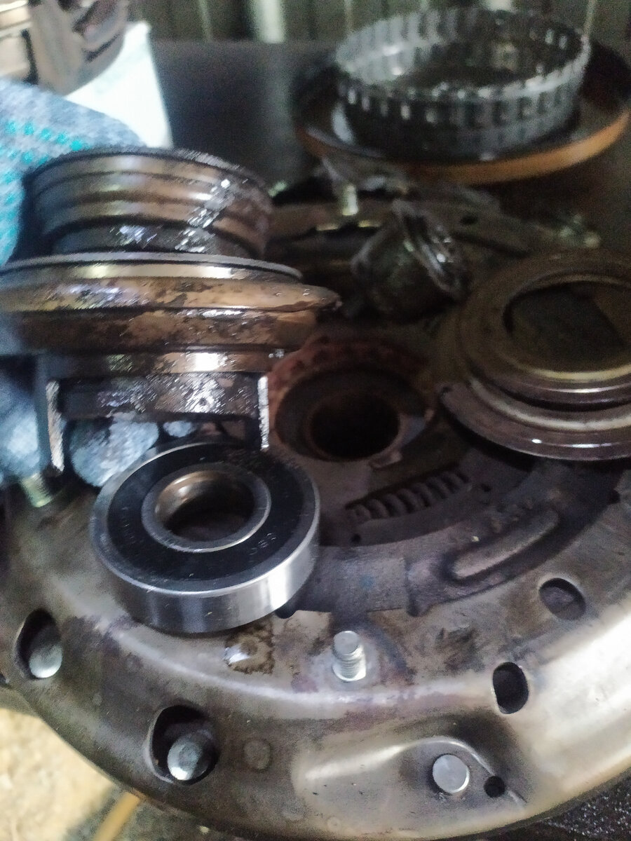 Сцепление powershift в масле