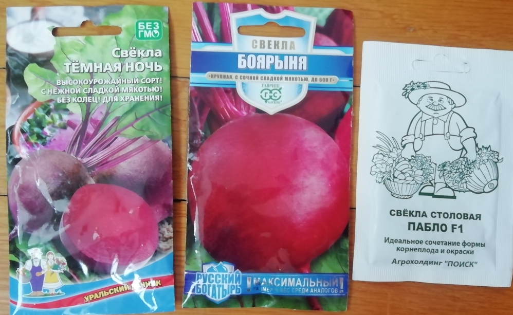 Свеклу взяла тоже разную. В прошлом году сажала Пабло, очень вкусная свекла!