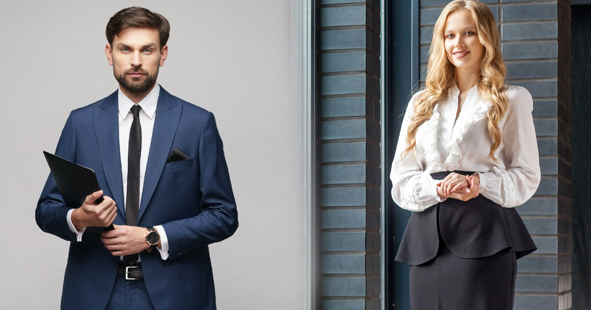 Пример фото для резюме для мужчины и для женщины