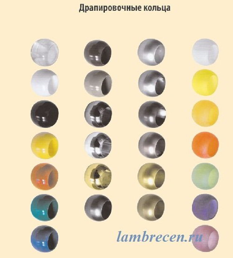 драпировочные кольца или иначе - кугеля