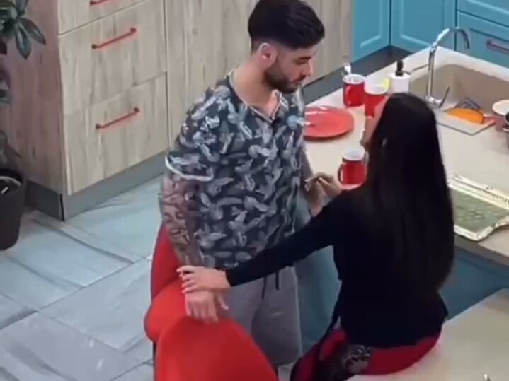 Тигран и Лия выясняют отношения. Источник: соцсеть