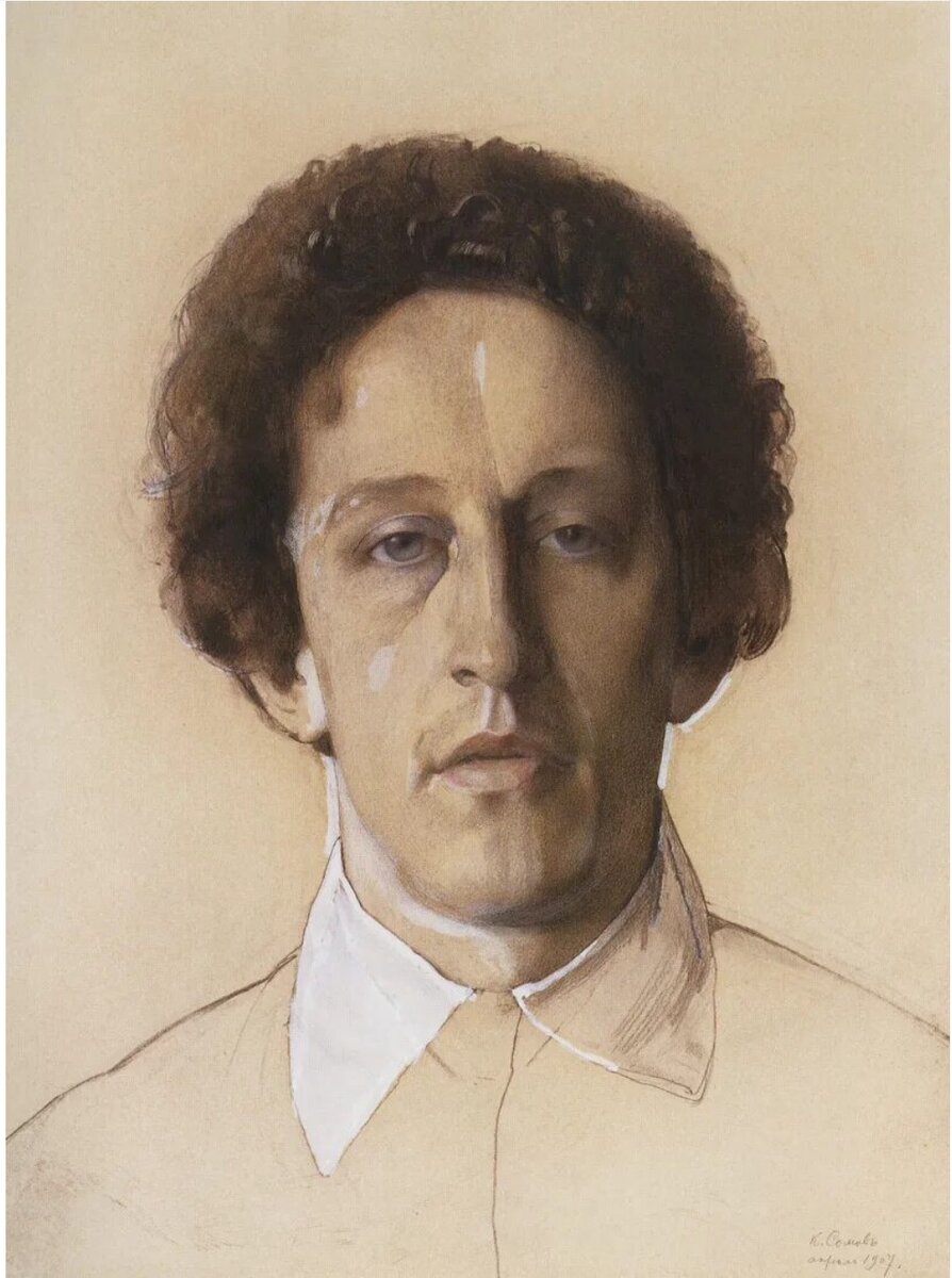 Константин Сомов. Портрет Александра Блока. 1907 год. Изображение из открытых источников.