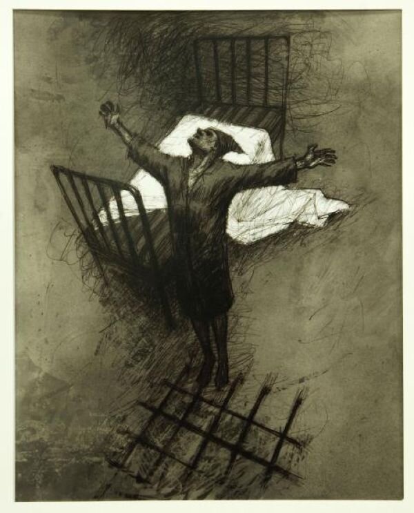 Рисунок Анны Павлеевой «Палата 6»