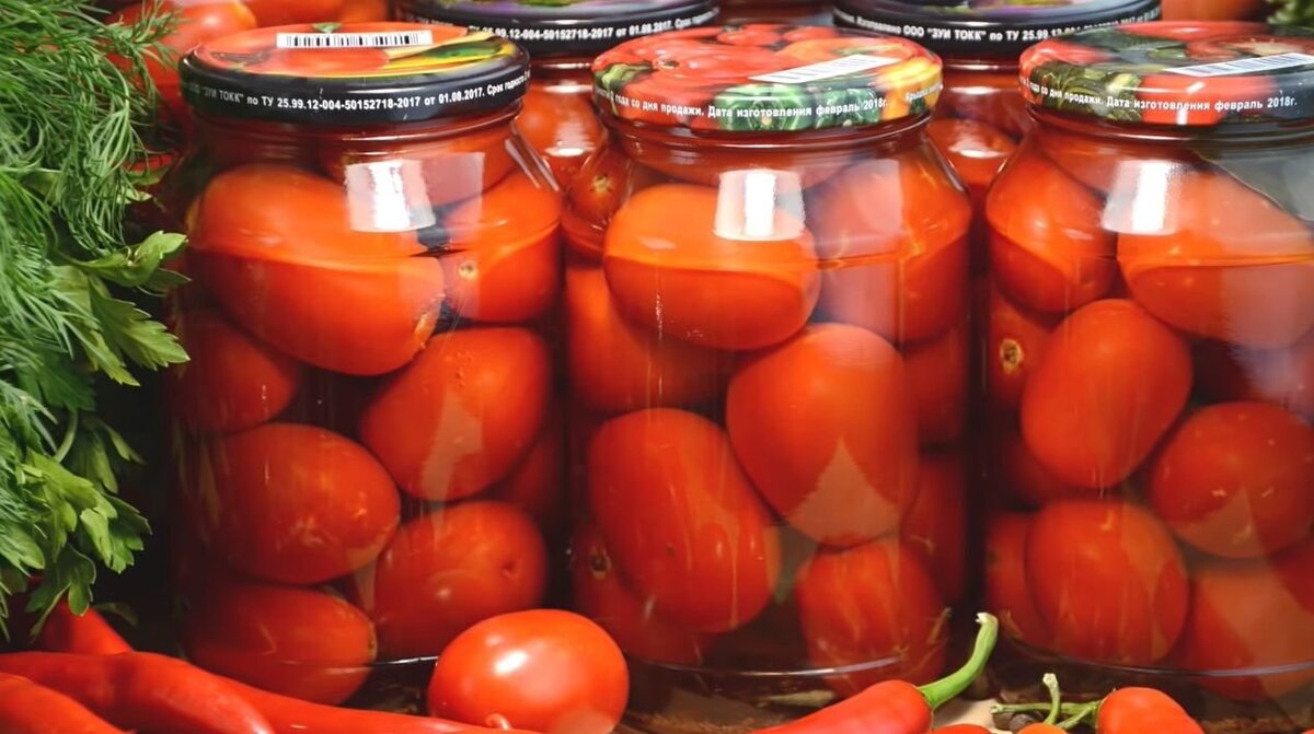      Заготовка на зиму. Сладкие маринованные помидоры