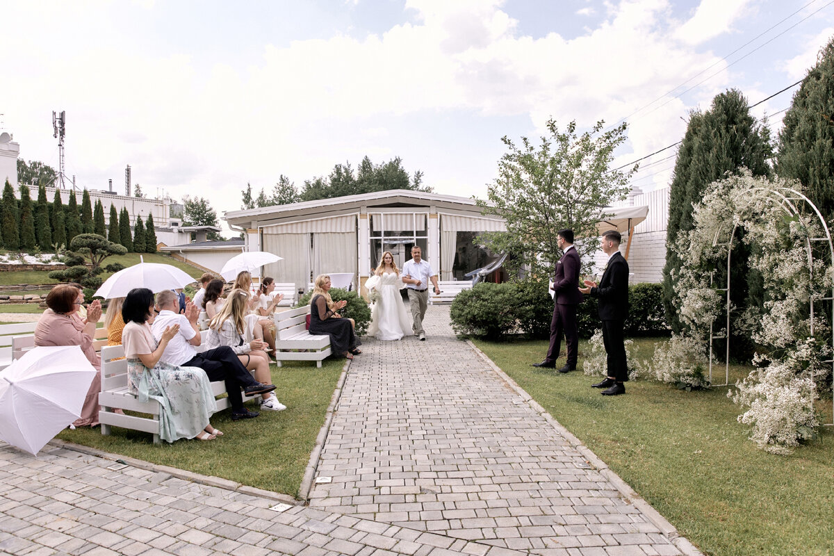 Церемония на камерной свадьбе